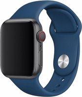 Geschikt voor Apple Watch 42/44MM Bandje Blauw - iWatch Series 1/2/3/4/5/6/SE - Sport Horlogeband