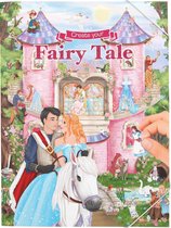 Depesche Stickerboek Fairy Tale Meisjes 33 X 25 Cm Papier