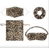 YEHWANG -Gift set - Animal - Fashion Accesoires - scrunchie - zwart