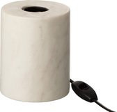 J-Line Lamp Voet Marmer Rond Wit