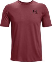 Under Armour Sportstyle Left Chest Tee 1326799-652, Mannen, Kastanjebruin, T-shirt, maat: M EU