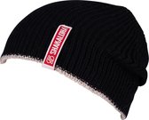 Shakaloha Gebreide Wollen Muts Heren & Dames Beanie Hat van merino wol zonder voering - Bender Beanie MrnRV Black Unisex - One Size Wintermuts