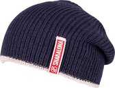 Shakaloha Gebreide Wollen Muts Heren & Dames Beanie Hat van merino wol zonder voering - Bender Beanie MrnRV Navy Unisex - One Size Wintermuts