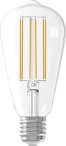 CALEX - LED Lamp - Filament ST64 - E27 Fitting - Dimbaar - 4W - Warm Wit 2300K - Transparant Helder