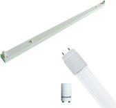 LED TL Armatuur met T8 Buis Incl. Starter - Igan Dybolo - 150cm Enkel - 22W - Natuurlijk Wit 4200K - Beschermingsgraad IP20