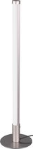 LED Tafellamp WiZ - Smart LED - Nitron Samada - 6W - E27 Fitting - Aanpasbare Kleur - Dimbaar - Rond - Mat Nikkel - Aluminium