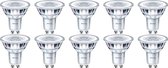 PHILIPS - LED Spot 10 Pack - CorePro 827 36D - GU10 Fitting - Dimbaar - 5W - Warm Wit 2700K | Vervangt 50W