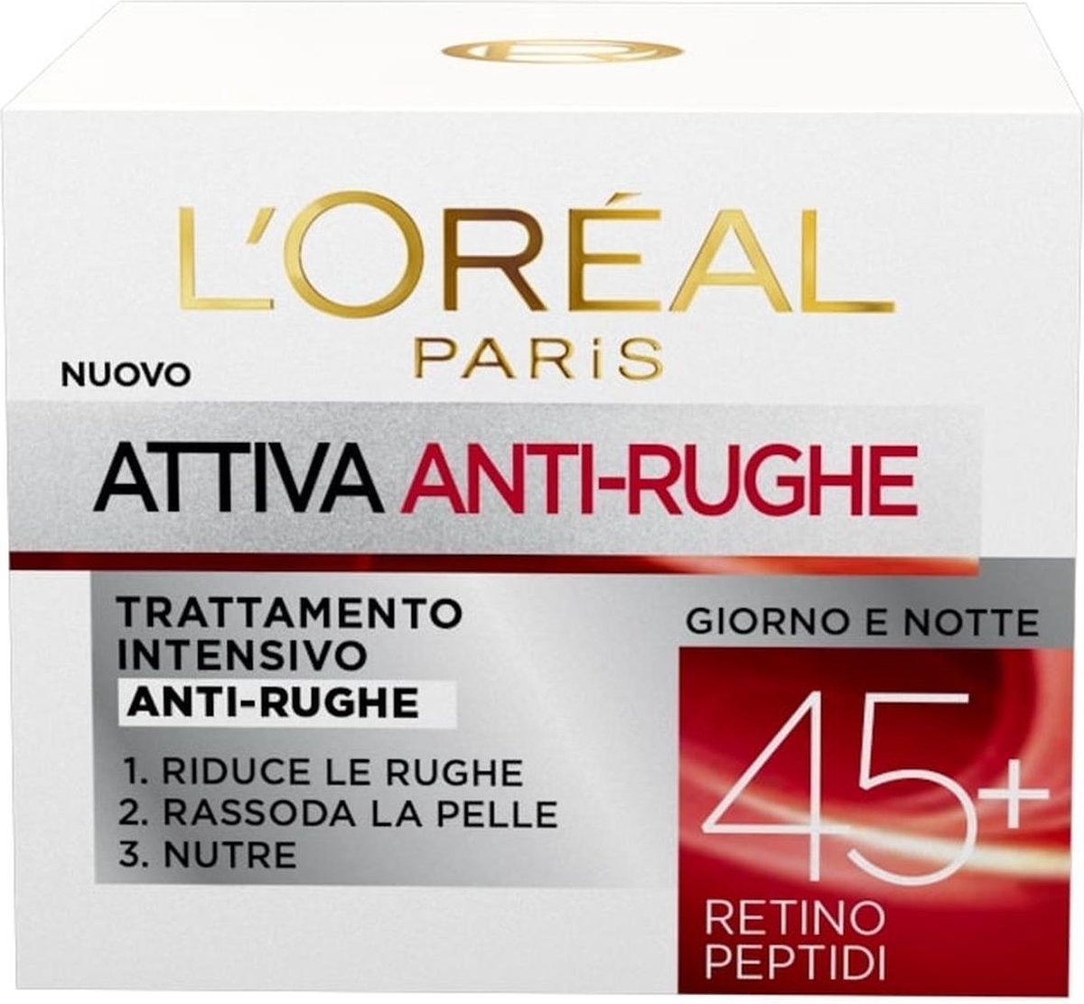 L’Oréal Dermo Expertise Actieve Vaas Gezichts‑Rimpelcrème 45+ (50 ml)