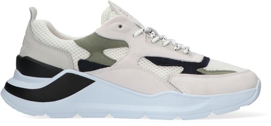 D.a.t.e Heren Lage sneakers Fuga - Beige - Maat 43 | bol.com