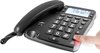 DORO Magna 4000 zwarte analoge bureautelefoon met nummerweergave en grote geluidsversterking. Geschikt voor SLECHTHORENDEN