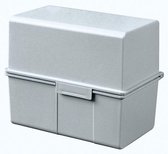 HAN 978-11 Kaartenbox Lichtgrijs DIN A8 liggend Staalscharnier, Deksel als extra bak te gebruiken