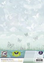 Background sheets - Yvonne Creations - Butterfly Collection