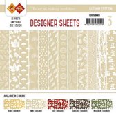 Card Deco - Designer Sheets - Autumn Colors-lichtbruin