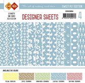 Card Deco - Designer Sheets -Sweet Pet- Zachtblauw