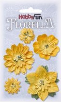 FLORELLA-Bloemen geel, 2-5cm