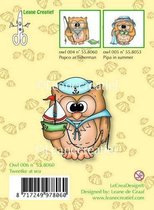 LeCrea - Clear stamp Owl Tweetke at sea 55.8060
