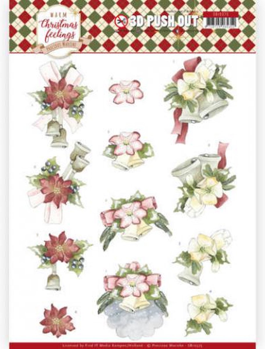 3D Pushout - Precious Marieke - Warm Christmas Feelings - Christmas Bells