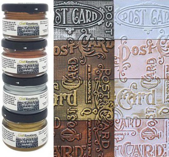 Foto: Craftemotions wax paste colored metallic 1 4x20 ml