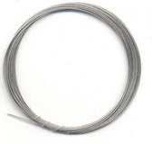 Metaaldraad nylon coating zilverkleur 0,4 mm 4 MT 10829-4001