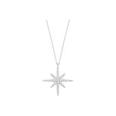 Favs Dames ketting 925 sterling zilver 49 Zirconia One Size 87860507
