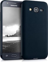 kwmobile telefoonhoesje voor Samsung Galaxy J5 (2015) - Hoesje voor smartphone - Back cover in mat zwart