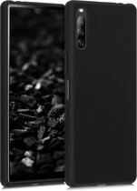 kwmobile telefoonhoesje voor Sony Xperia L4 - Hoesje voor smartphone - Back cover in mat zwart