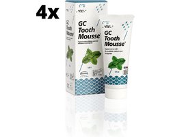 GC Tooth Mousse Mint - 4 stuks - Voordeelverpakking
