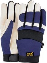 M-Safe Bald Eagle Winter 47-166 handschoen XL/10 M-Safe - Blauw/wit/zwart - Varkensnerfleder - Velcro sluiting - EN 388:2016