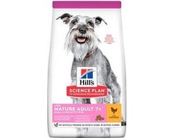 Hill's Science Plan Canine Light Mini - Mature Adult 7+ - Kip - Hondenvoer - 2,5 kg