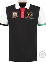 La Martina ® Poloshirt UAE, zwart