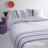 Papillon San Francisco - dekbedovertrek - eenpersoons - 140 x 200/220 - Blauw