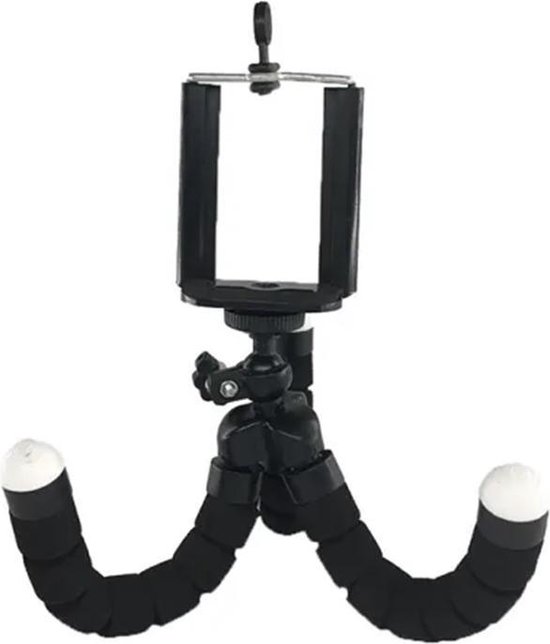 Statief Smartphone - Tripod voor Smartphone en Telefoon - 25 cm - Flexibel - Zwart