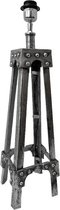 By Kohler Tafellamp toren grijs metaal 16x16x61cm (110782)
