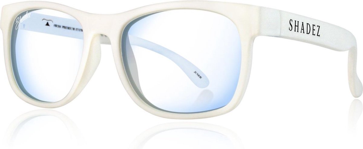 Shadez - Blauw licht beschermende bril voor kinderen - Blue Ray - Wit - maat Onesize (3-7yrs)
