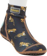 Duukies - Jongens UV-strandsokken - Panther Grey - Donkergrijs - maat 22-23EU
