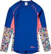 O'Neill - UV-zwemshirt voor meisjes - Zuma Beach lang - Neon Dark Blue - maat 116cm