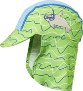 Playshoes - UV-zonnepet voor jongens en meisjes - blauw-groen zeehond - maat M (51CM)