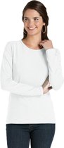 Coolibar UV zwemshirt Longsleeve Dames - Wit - Maat 44