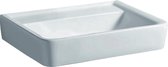 Geberit Renova Plan wastafel 65 cm zonder kraangat zonder overloop KeraTect, wit