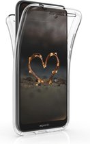 kwmobile 360 graden hoesje voor Huawei Y6 (2019) - volledige bescherming - siliconen beschermhoes - transparant