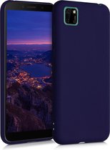 kwmobile telefoonhoesje voor Huawei Y5p - Hoesje voor smartphone - Back cover in oceaanblauw
