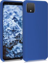 kwmobile telefoonhoesje voor Google Pixel 4 XL - Hoesje met siliconen coating - Smartphone case in korenbloemenblauw