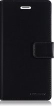 Hoesje geschikt voor Samsung Galaxy J6 Plus - blue moon diary wallet case - zwart