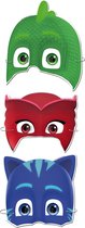 FESTISHOP S.L - 6 kartonnen PJ Masks maskers - Maskers > Half maskers