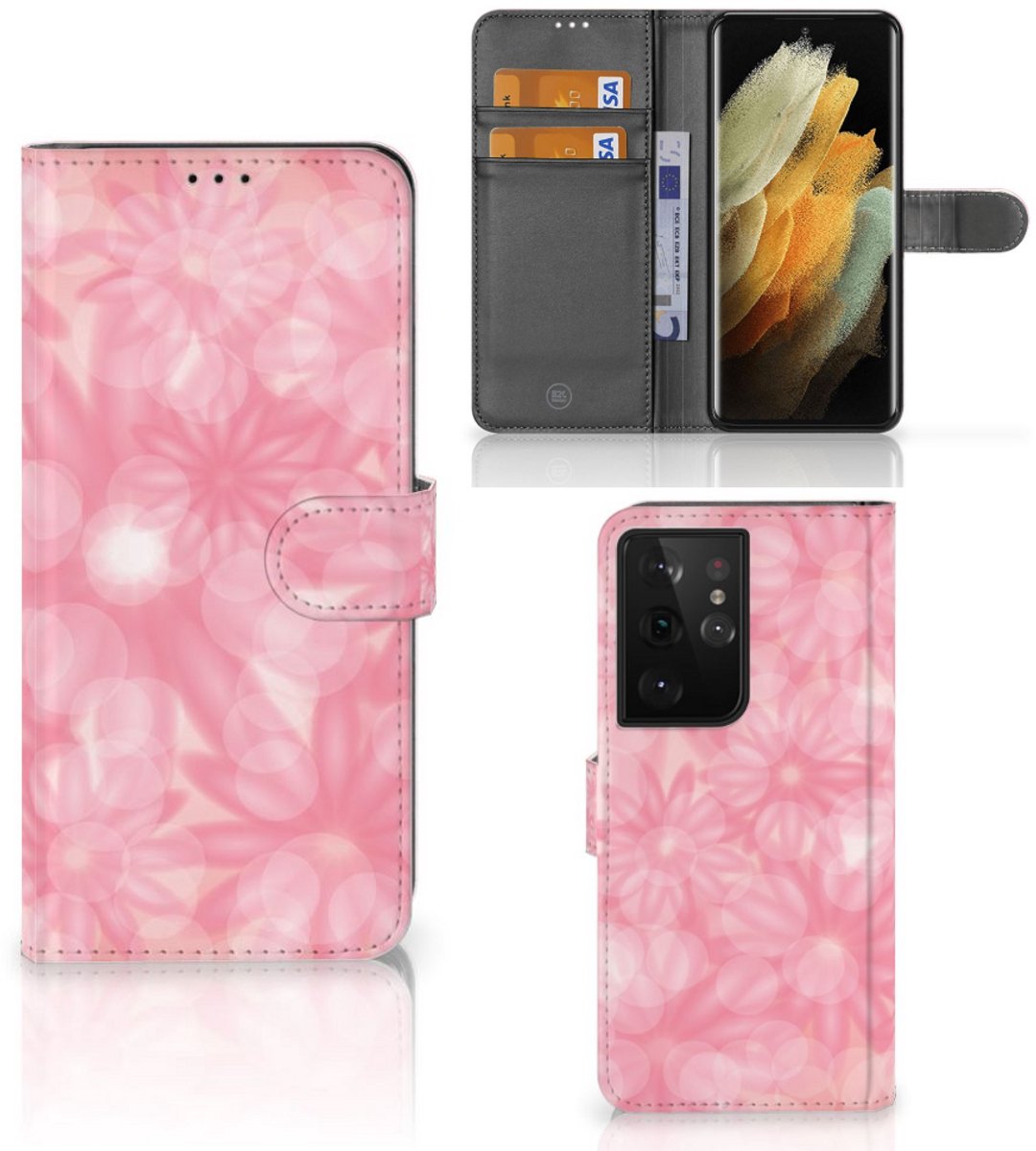 Samsung Galaxy S21 Ultra Hoesje Spring Flowers