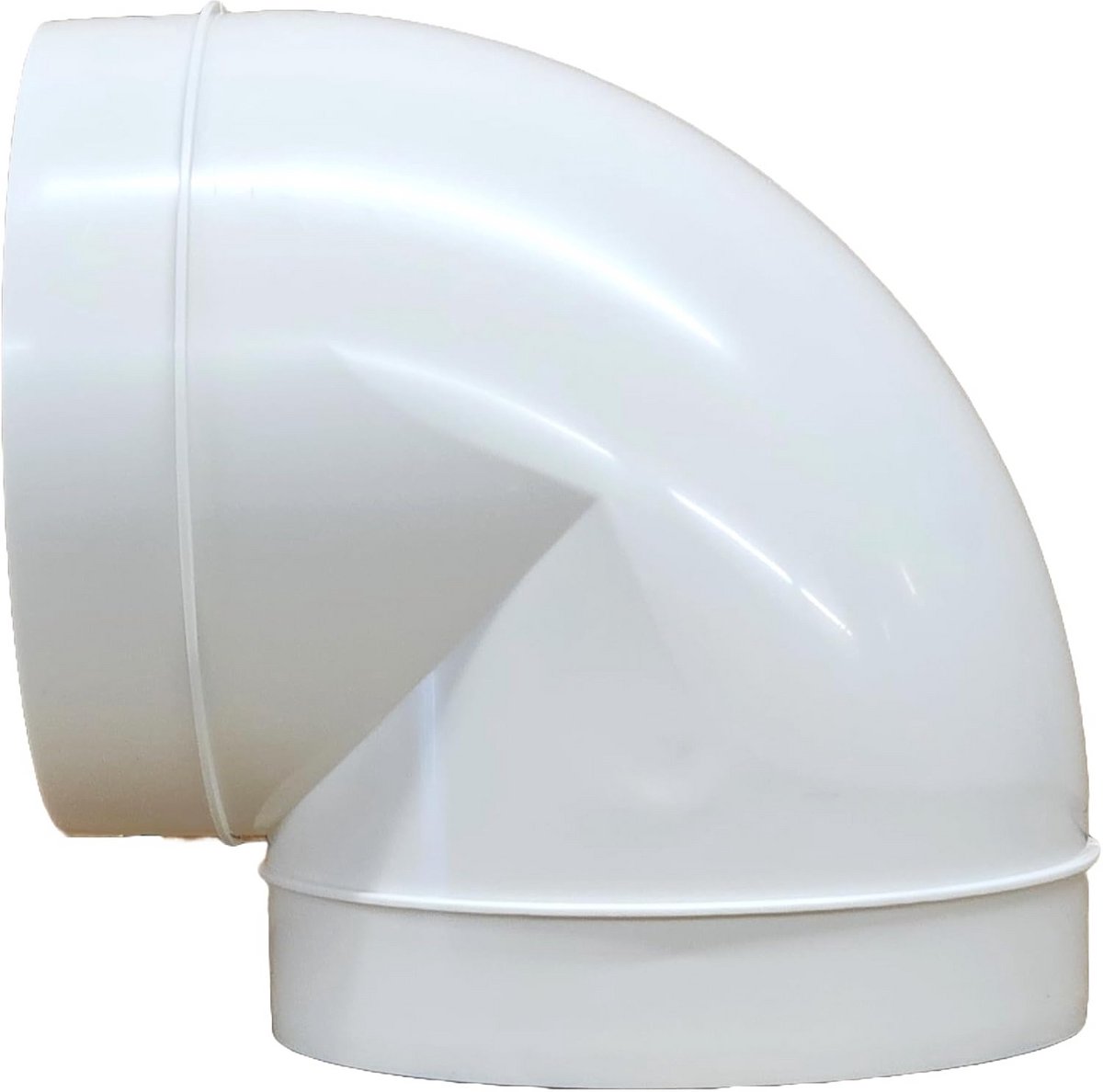 90 graden elleboog connector bocht 150mm - 6 inch ronde kunststof kanaal voor ventilatie