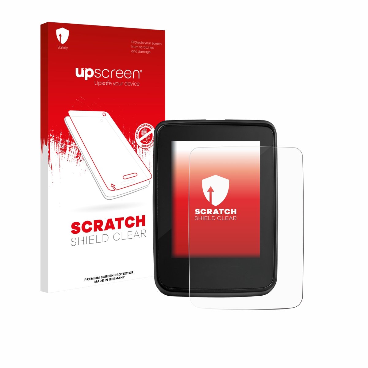 upscreen - Screenprotector voor Giant RideDash Evo 2 - Folie Beschermfolie transparant