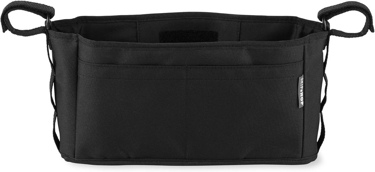 Ultra Kinderwagen Organizer voor Drankjes en Boodschappen - Zwart