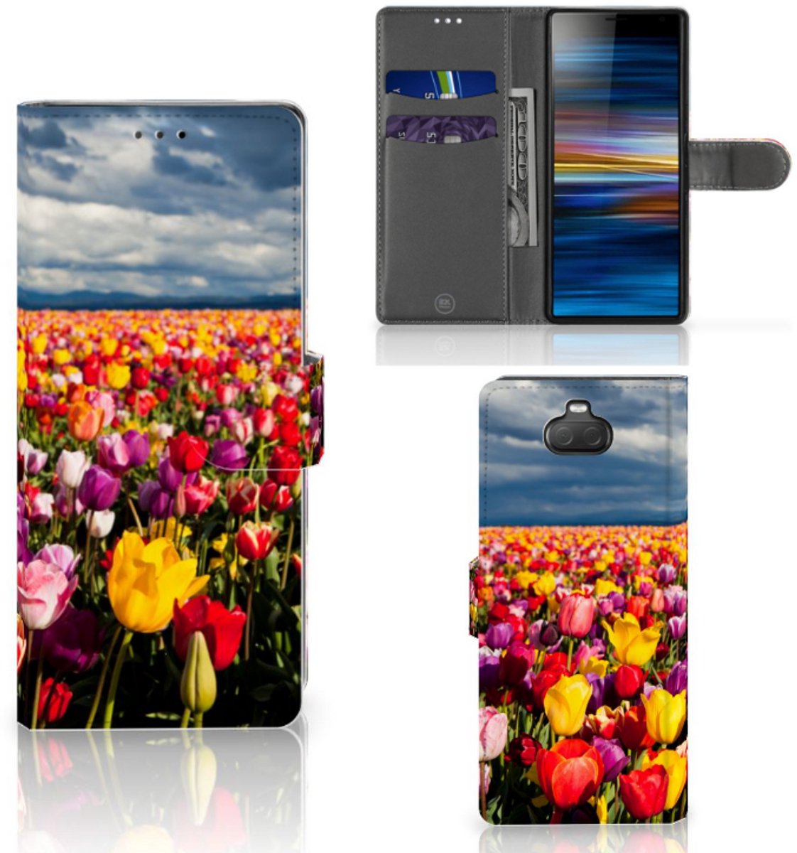 Sony Xperia 10 Hoesje Tulpen