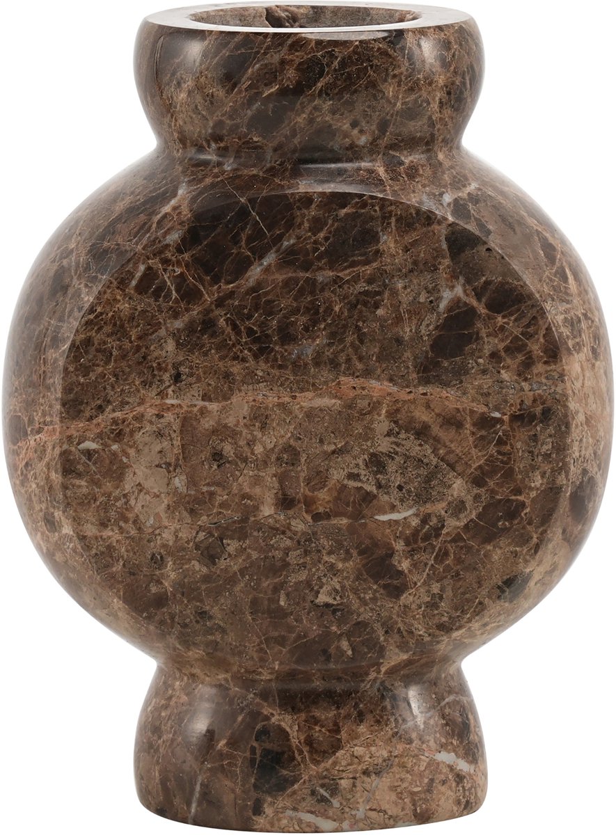 Marmeren Vaas Circle Bruin